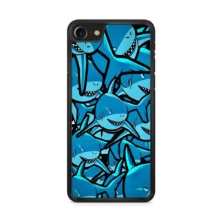 Blue Shark Collage iPhone 7 / 8 / SE 2020 / SE 2022 Case