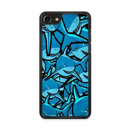Blue Shark Collage iPhone 7 / 8 / SE 2020 / SE 2022 Case