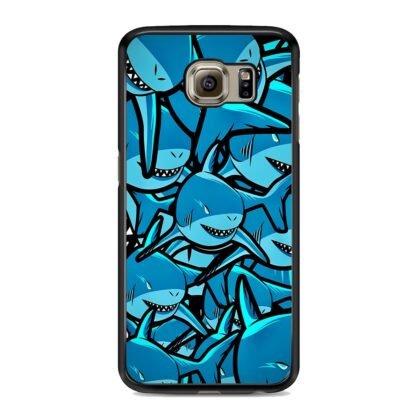 Blue Shark Collage Samsung Galaxy S6 / S6 Edge / S6 Edge Plus Case