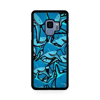 Blue Shark Collage Samsung Galaxy S9 / S9 Plus Case