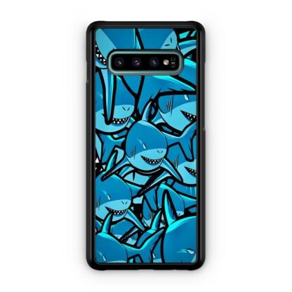 Blue Shark Collage Samsung Galaxy S10 / S10e / S10 Plus / S10 5G Case