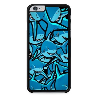 Blue Shark Collage iPhone 6 / 6S / 6 Plus / 6S Plus Case