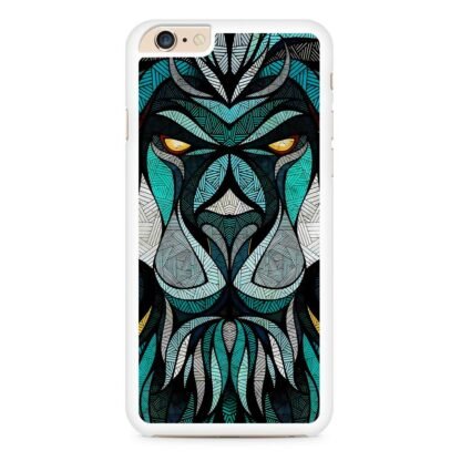 Blue Tribal Lion iPhone 6 / 6S / 6 Plus / 6S Plus Case - Image 2