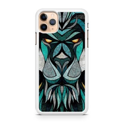 Blue Tribal Lion iPhone 13 / 13 Pro / 13 Pro Max / 13 Mini Case - Image 2
