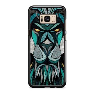 Blue Tribal Lion Samsung Galaxy S8 / S8 Plus Case