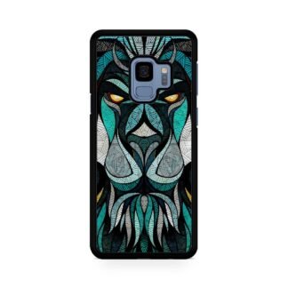 Blue Tribal Lion Samsung Galaxy S9 / S9 Plus Case