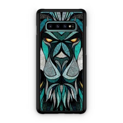 Blue Tribal Lion Samsung Galaxy S10 / S10e / S10 Plus / S10 5G Case