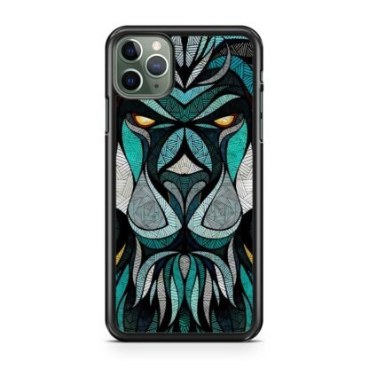 Blue Tribal Lion iPhone 15 / 15 Plus / 15 Pro / 15 Pro Max Case