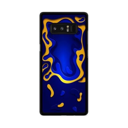 Blue Yellow Liquid Samsung Galaxy Note 8 Case
