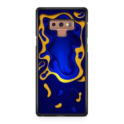 Blue Yellow Liquid Samsung Galaxy Note 9 Case