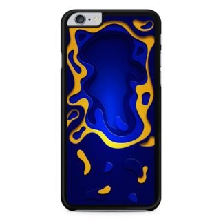 Blue Yellow Liquid iPhone 6 / 6S / 6 Plus / 6S Plus Case