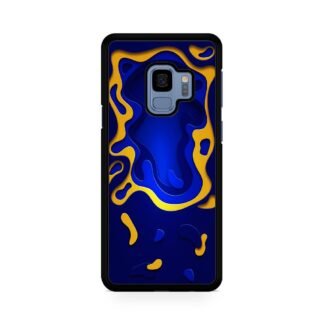 Blue Yellow Liquid Samsung Galaxy S9 / S9 Plus Case