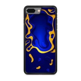 Blue Yellow Liquid iPhone 7 Plus / 8 Plus Case