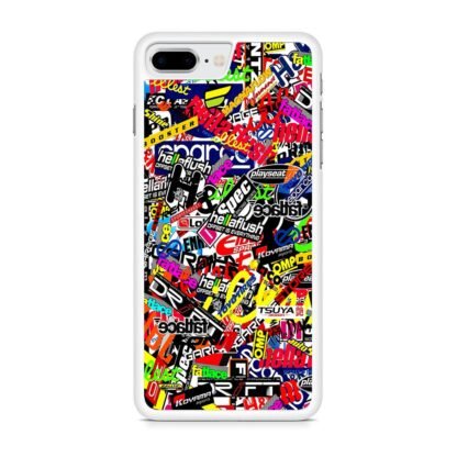 Boom All Sticker iPhone 7 Plus / 8 Plus Case - Image 2