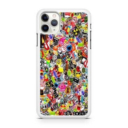 Boom Sticker Collage iPhone 12 / 12 Pro / 12 Pro Max / 12 Mini Case - Image 2