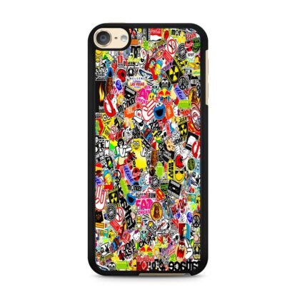 Boom Sticker Collage iPod Touch 6 / 7 Case