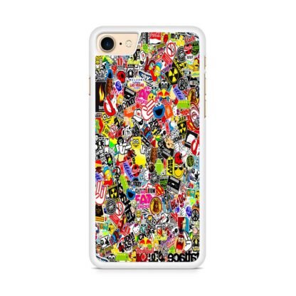 Boom Sticker Collage iPhone 7 / 8 / SE 2020 / SE 2022 Case - Image 2