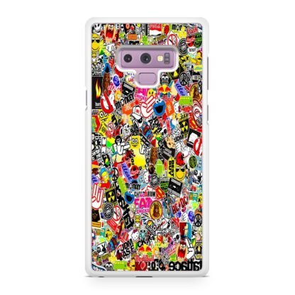 Boom Sticker Collage Samsung Galaxy Note 9 Case - Image 2