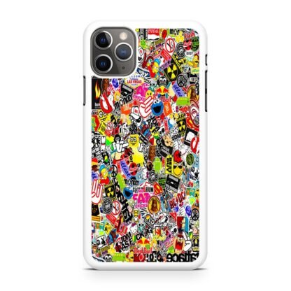 Boom Sticker Collage iPhone 15 / 15 Plus / 15 Pro / 15 Pro Max Case - Image 2