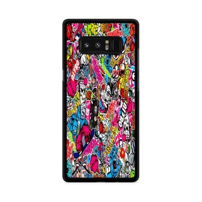 Boom Sticker Doodle Samsung Galaxy Note 8 Case