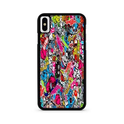 Boom Sticker Doodle iPhone X / XR / XS / XS Max Case