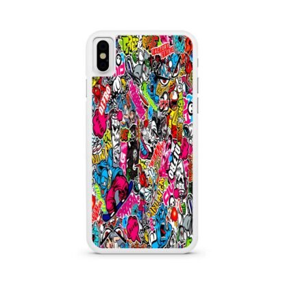 Boom Sticker Doodle iPhone X / XR / XS / XS Max Case - Image 2