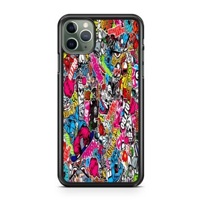 Boom Sticker Doodle iPhone 15 / 15 Plus / 15 Pro / 15 Pro Max Case