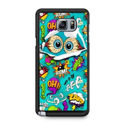 Boom Wooof Doodle Collage Samsung Galaxy Note 5 Case