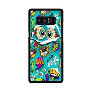 Boom Wooof Doodle Collage Samsung Galaxy Note 8 Case