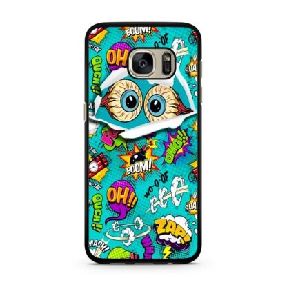 Boom Wooof Doodle Collage Samsung Galaxy S7 / S7 Edge Case