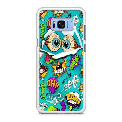 Boom Wooof Doodle Collage Samsung Galaxy S8 / S8 Plus Case - Image 2