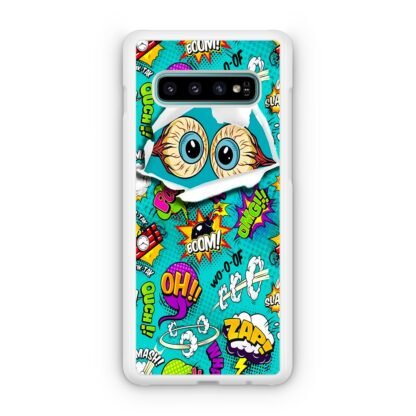 Boom Wooof Doodle Collage Samsung Galaxy S10 / S10e / S10 Plus / S10 5G Case - Image 2