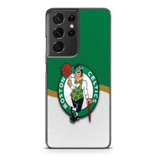 Boston Celtics Carbon Logo Samsung Galaxy S21 / S21 Plus / S21 Ultra / S21 FE Case