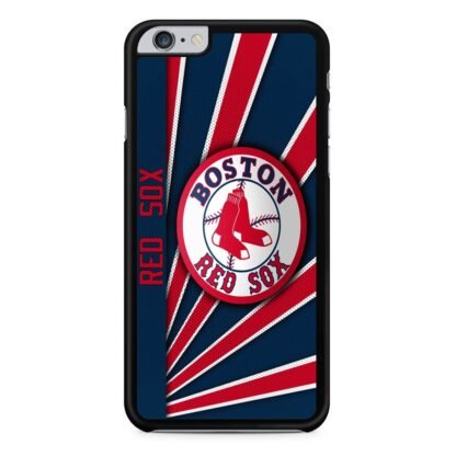 Boston Red Sox MLB Carbon Logo iPhone 6 / 6S / 6 Plus / 6S Plus Case