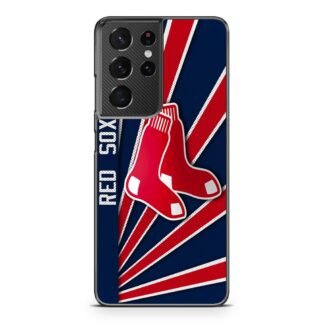 Boston Red Sox MLB Logo Samsung Galaxy S21 / S21 Plus / S21 Ultra / S21 FE Case