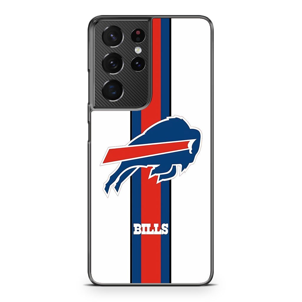 Buffalo Bills Stripe Logo Samsung Galaxy S21 / S21 Plus / S21 Ultra / S21 FE Case