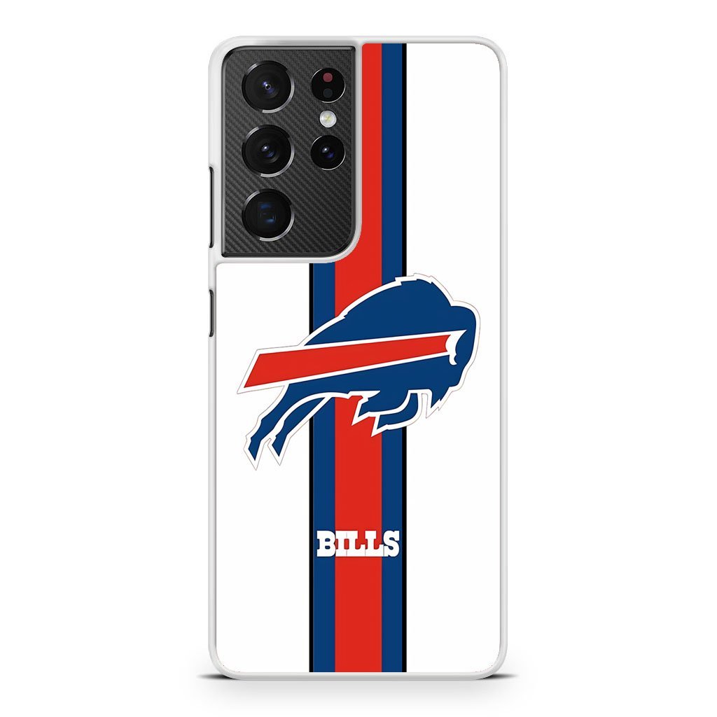 Buffalo Bills Stripe Logo Samsung Galaxy S21 / S21 Plus / S21 Ultra / S21 FE Case - Image 2
