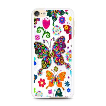 Butterfly Colorful Art iPod Touch 6 / 7 Case - Image 2
