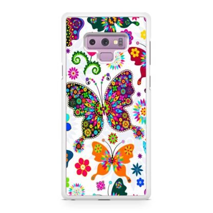 Butterfly Colorful Art Samsung Galaxy Note 9 Case - Image 2