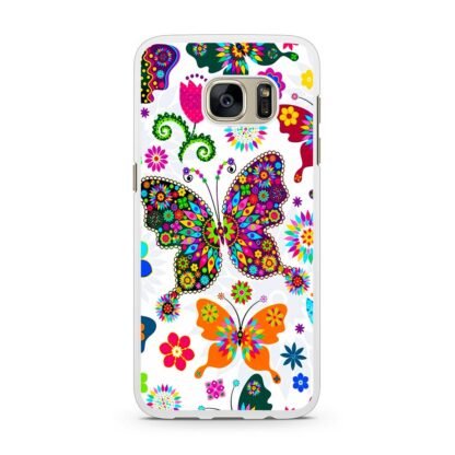 Butterfly Colorful Art Samsung Galaxy S7 / S7 Edge Case - Image 2