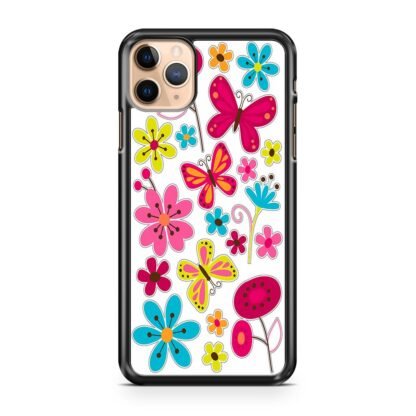 Butterfly Pink Flower iPhone 13 / 13 Pro / 13 Pro Max / 13 Mini Case
