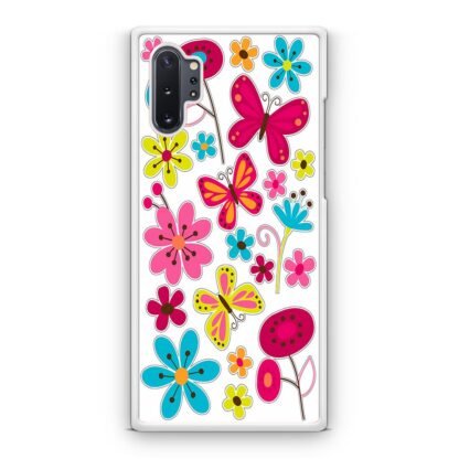 Butterfly Pink Flower Samsung Galaxy Note 10 / Note 10 Plus Case - Image 2