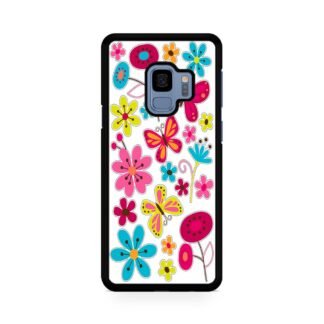 Butterfly Pink Flower Samsung Galaxy S9 / S9 Plus Case