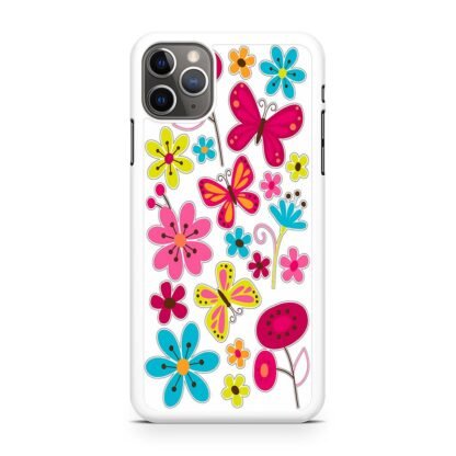 Butterfly Pink Flower iPhone 15 / 15 Plus / 15 Pro / 15 Pro Max Case - Image 2