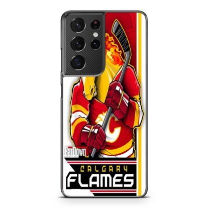 Calgary Flames Hockey Team Samsung Galaxy S21 / S21 Plus / S21 Ultra / S21 FE Case