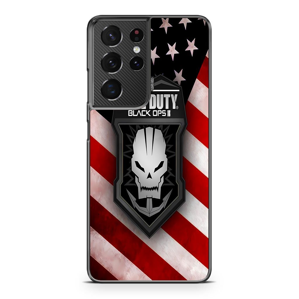 Call of Duty Black Ops American Flag Samsung Galaxy S21 / S21 Plus / S21 Ultra / S21 FE Case