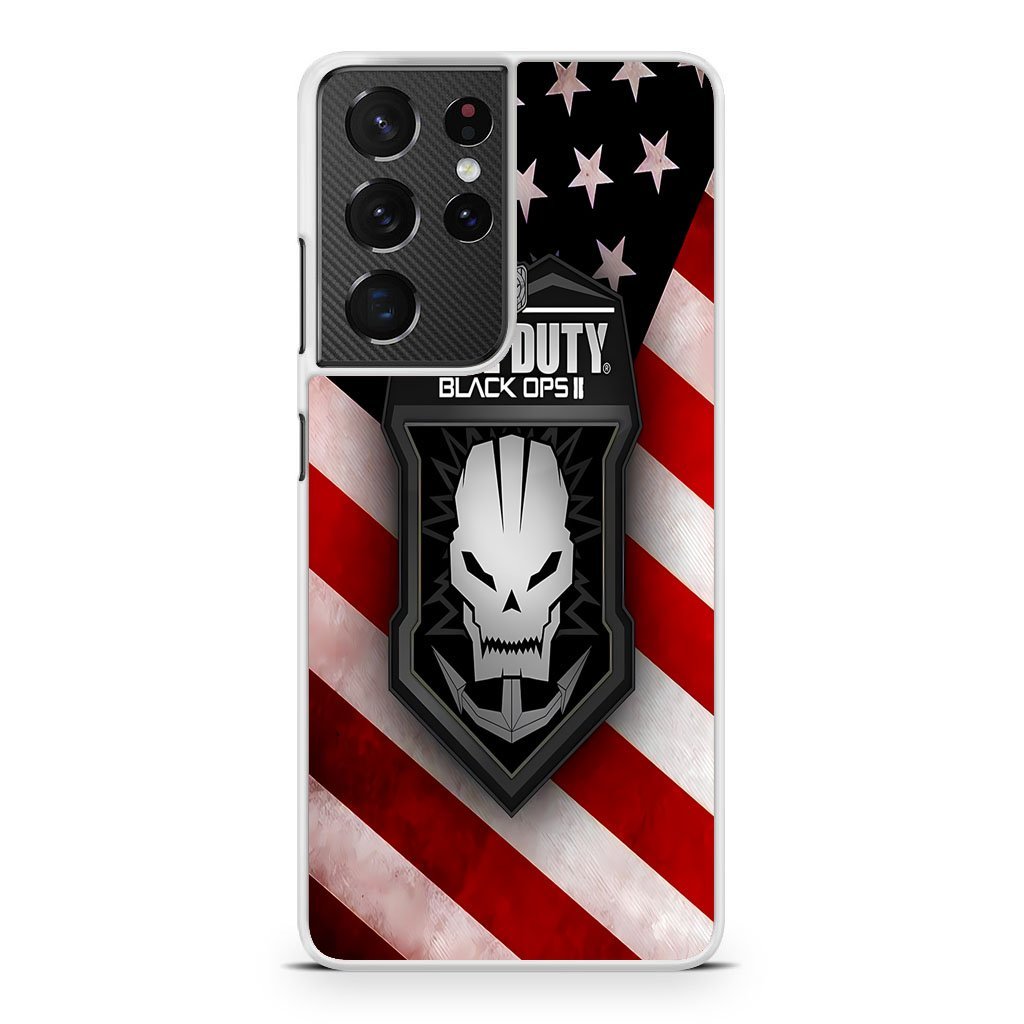 Call of Duty Black Ops American Flag Samsung Galaxy S21 / S21 Plus / S21 Ultra / S21 FE Case - Image 2