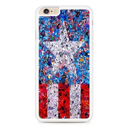 Captain America Armor Collage iPhone 6 / 6S / 6 Plus / 6S Plus Case - Image 2