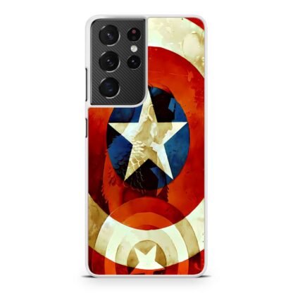Captain America Logo Samsung Galaxy S21 / S21 Plus / S21 Ultra / S21 FE Case - Image 2