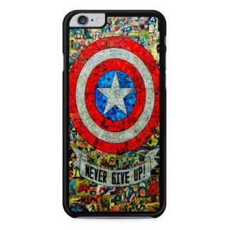 Captain America Never Give Up Comic iPhone 6 / 6S / 6 Plus / 6S Plus Case